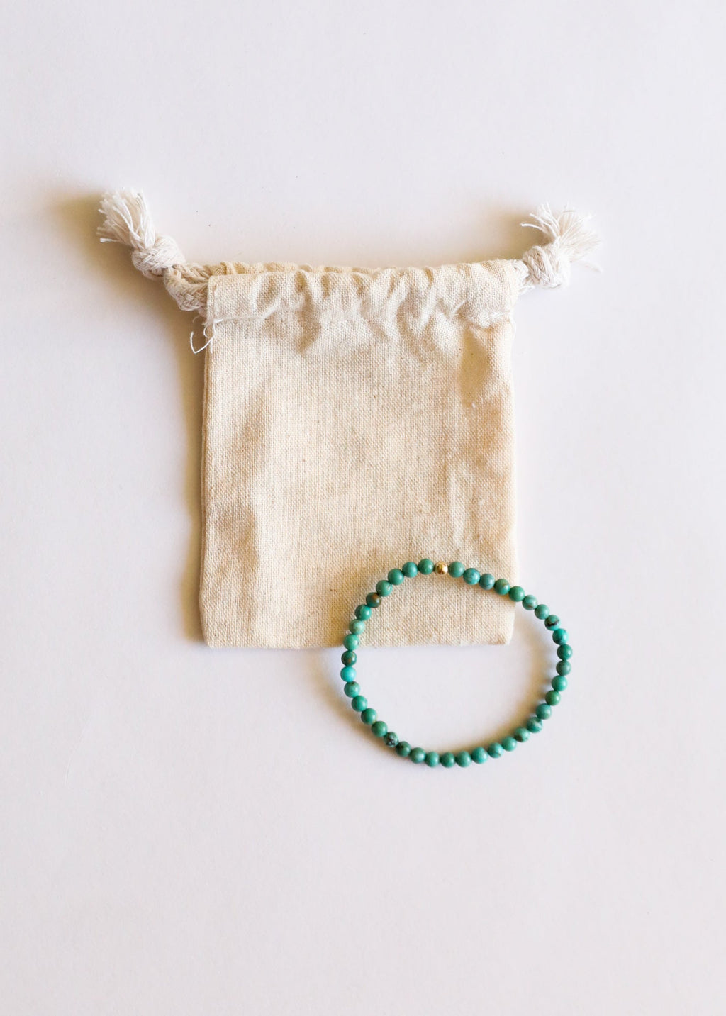 CanyonLeaf Natural Turquoise + 14K Gold Filled || Beaded Stretch Bracelet — bracelet category context