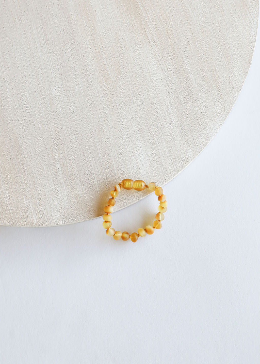 CanyonLeaf Raw Honey Baltic Amber || Anklet or Bracelet — main product shot