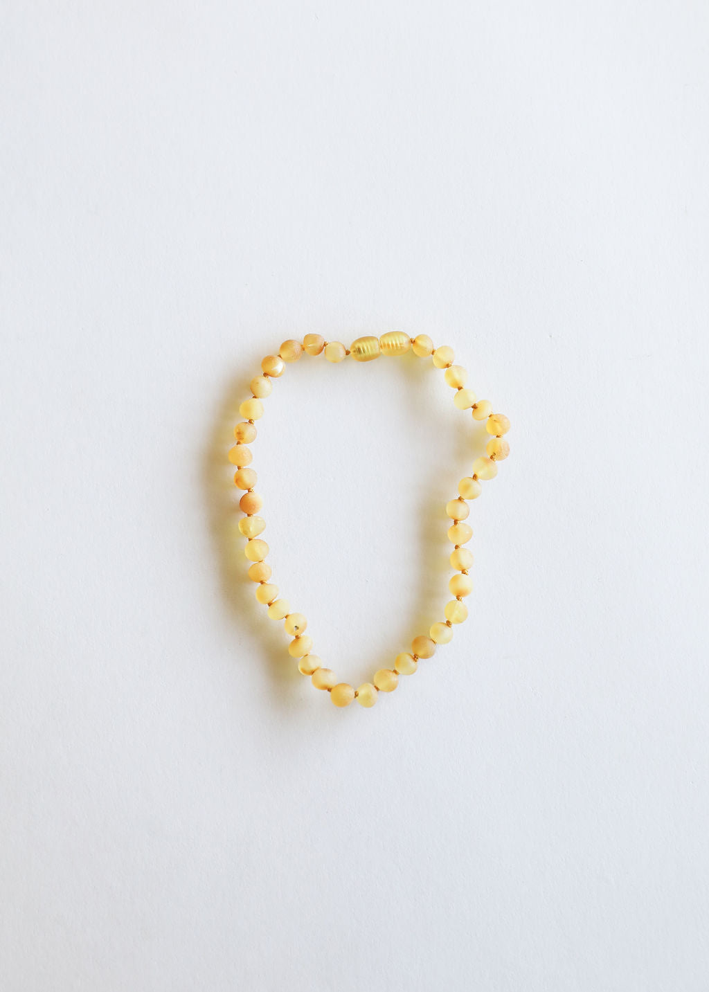 CanyonLeaf Raw Honey Baltic Amber || Necklace — construction detail