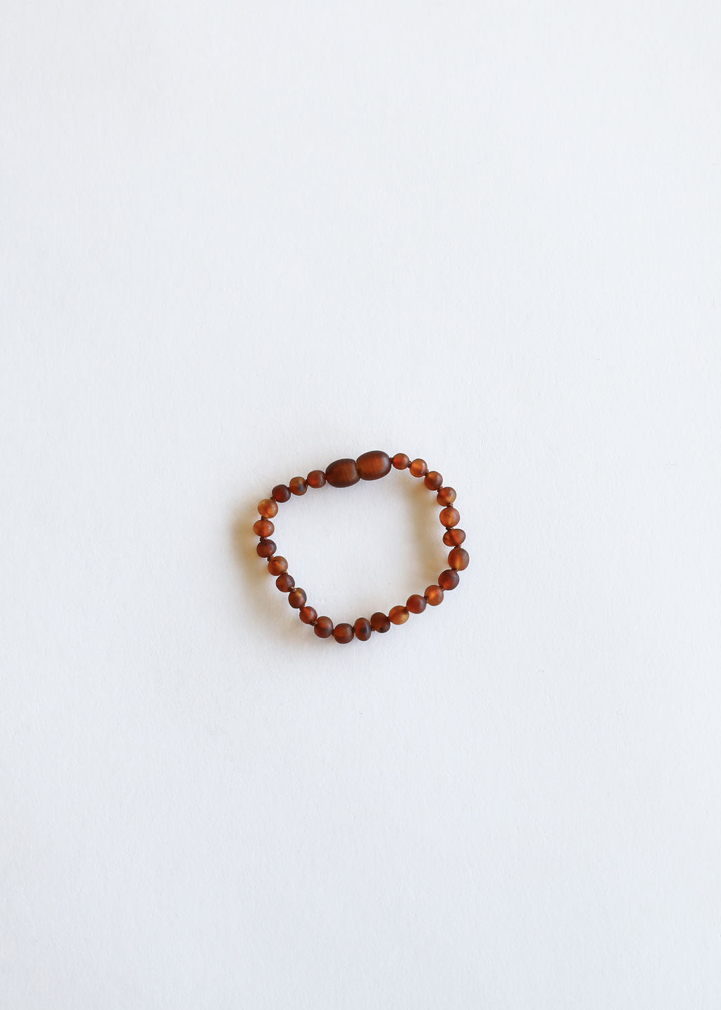 CanyonLeaf Raw Cognac Baltic Amber || Anklet or Bracelet — main product shot