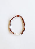 CanyonLeaf Raw Cognac Baltic Amber + Moonstone || Necklace — necklace category context