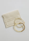CanyonLeaf Citrine Gemstone + 14K Gold Filled Beaded Stretch Bracelet — packaging