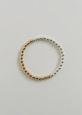 CanyonLeaf Sterling Silver + 14k Gold Filled Moon || Beaded  Bracelet — main product shot