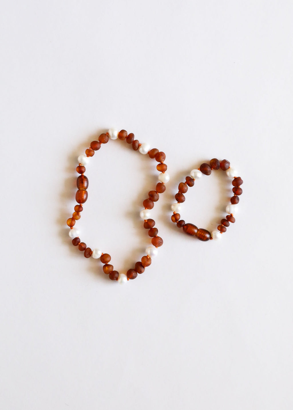 CanyonLeaf Raw Cognac Baltic Amber + Pearl Halo || Anklet or Bracelet — bracelet category context