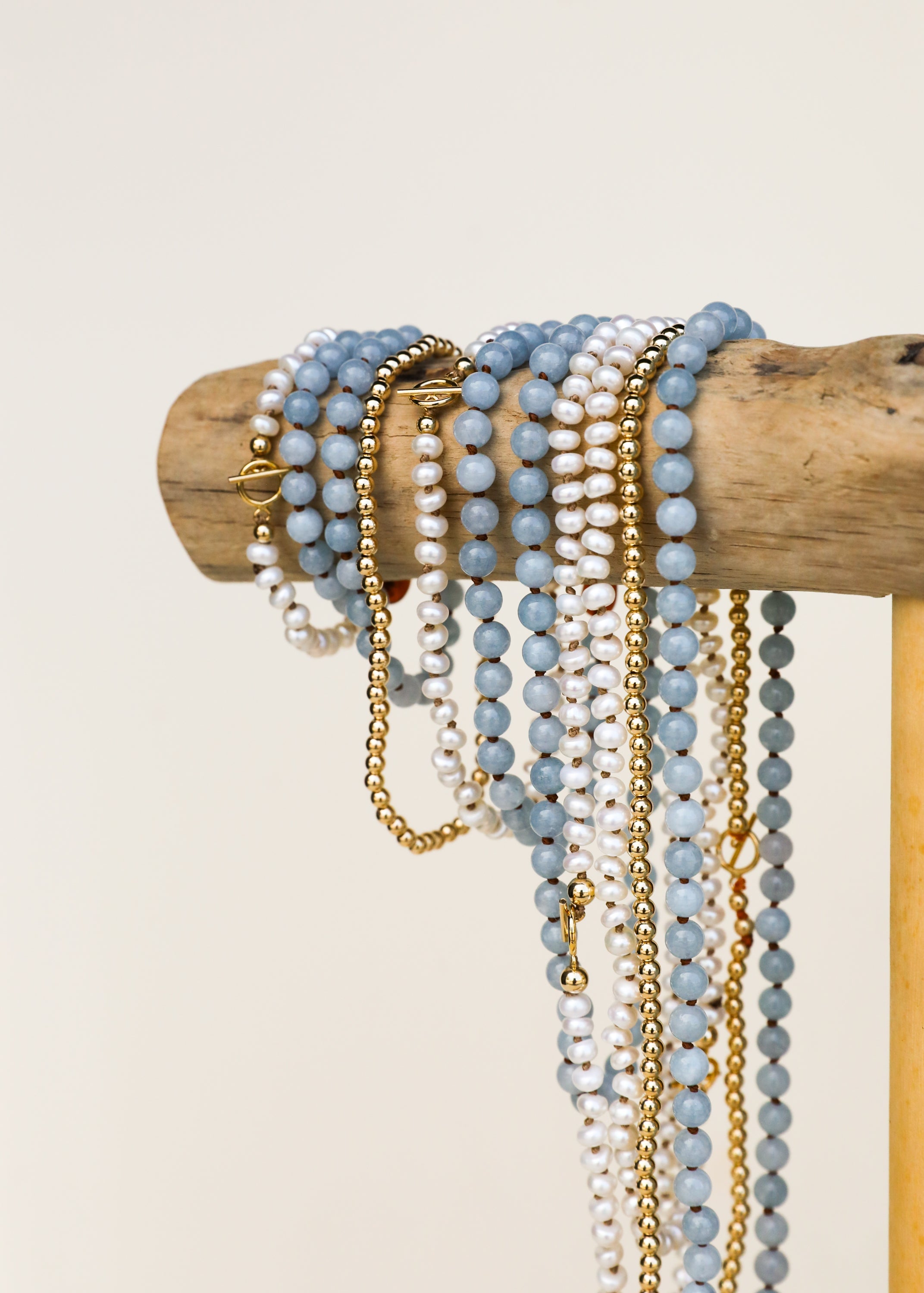 CanyonLeaf Pure Gemstone + Aquamarine || Necklace — main product shot