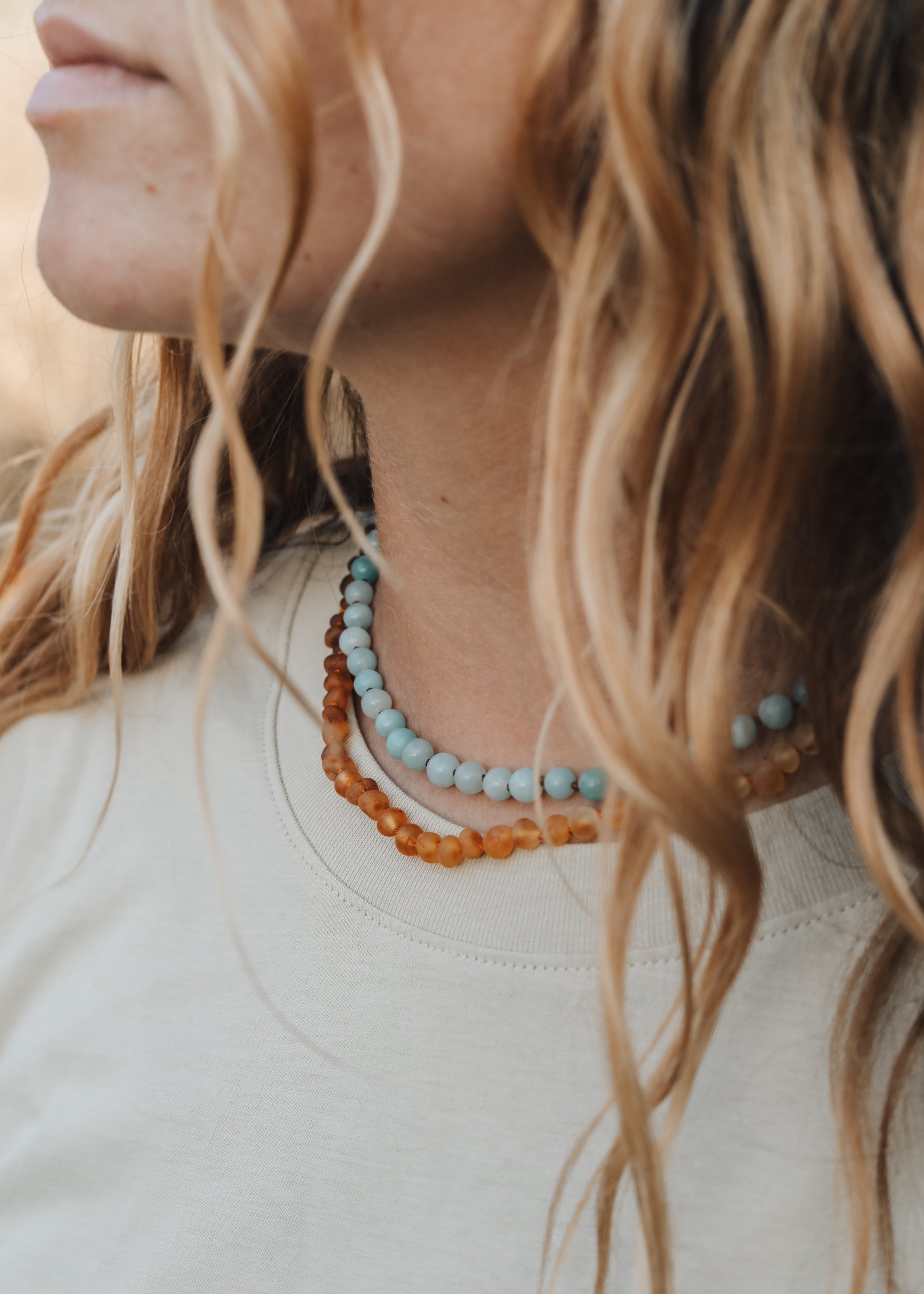 CanyonLeaf Pure Gemstone + Amazonite || Necklace — main product shot