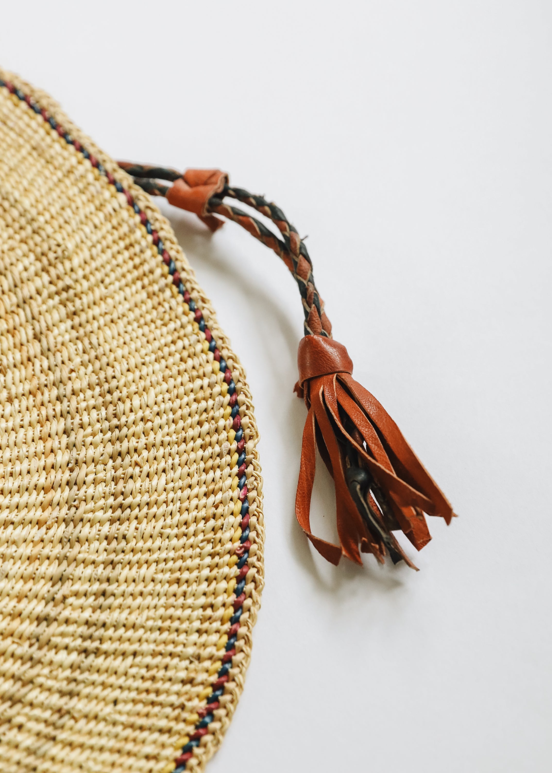 CanyonLeaf Woven Sun Hat — back view
