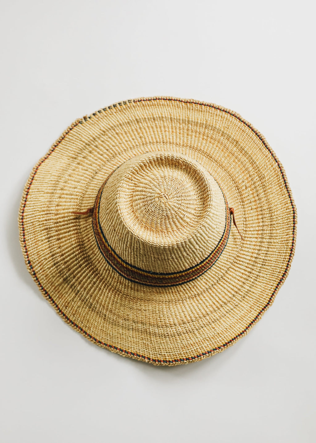 CanyonLeaf Woven Sun Hat — color detail