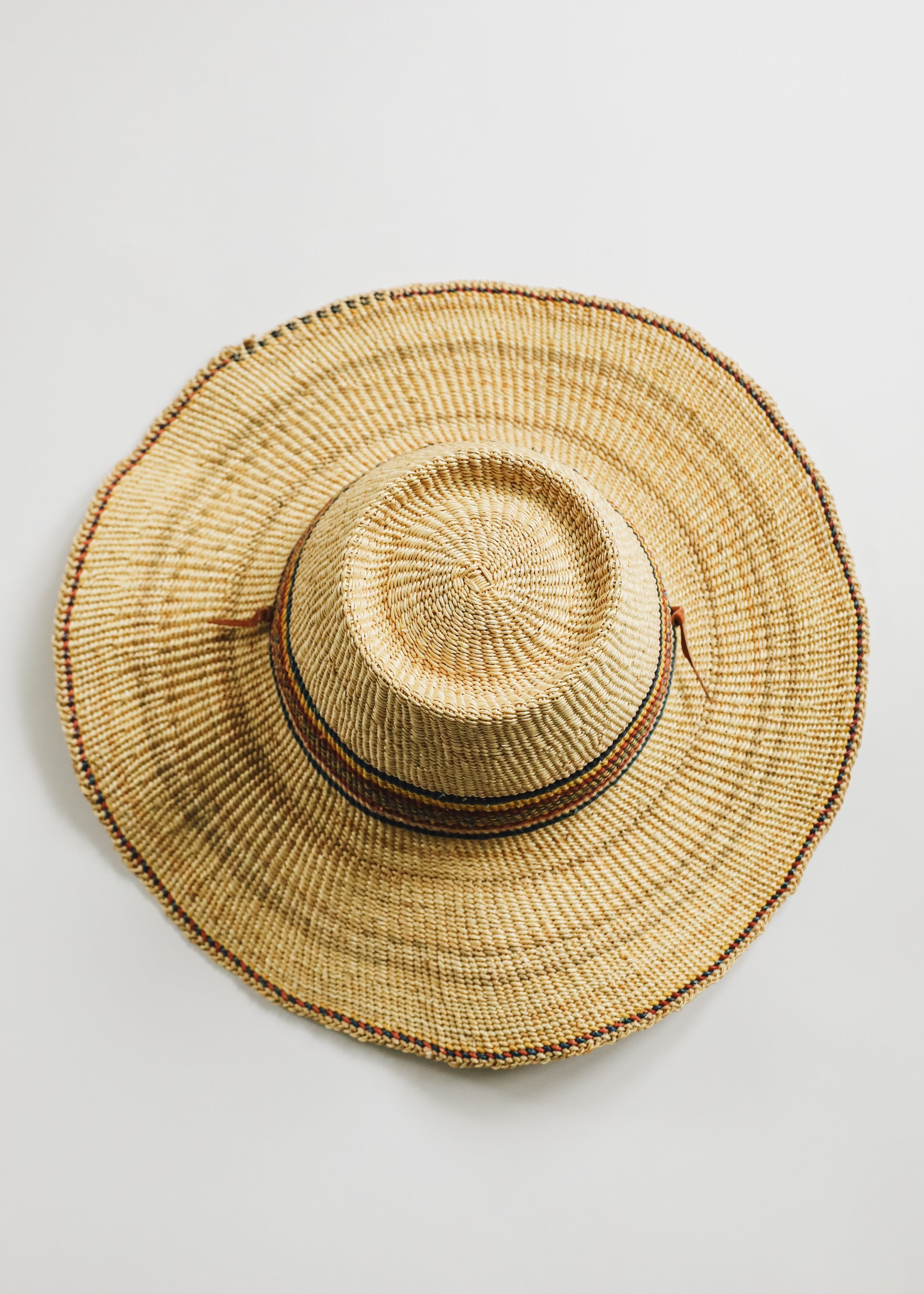 CanyonLeaf Woven Sun Hat — color detail