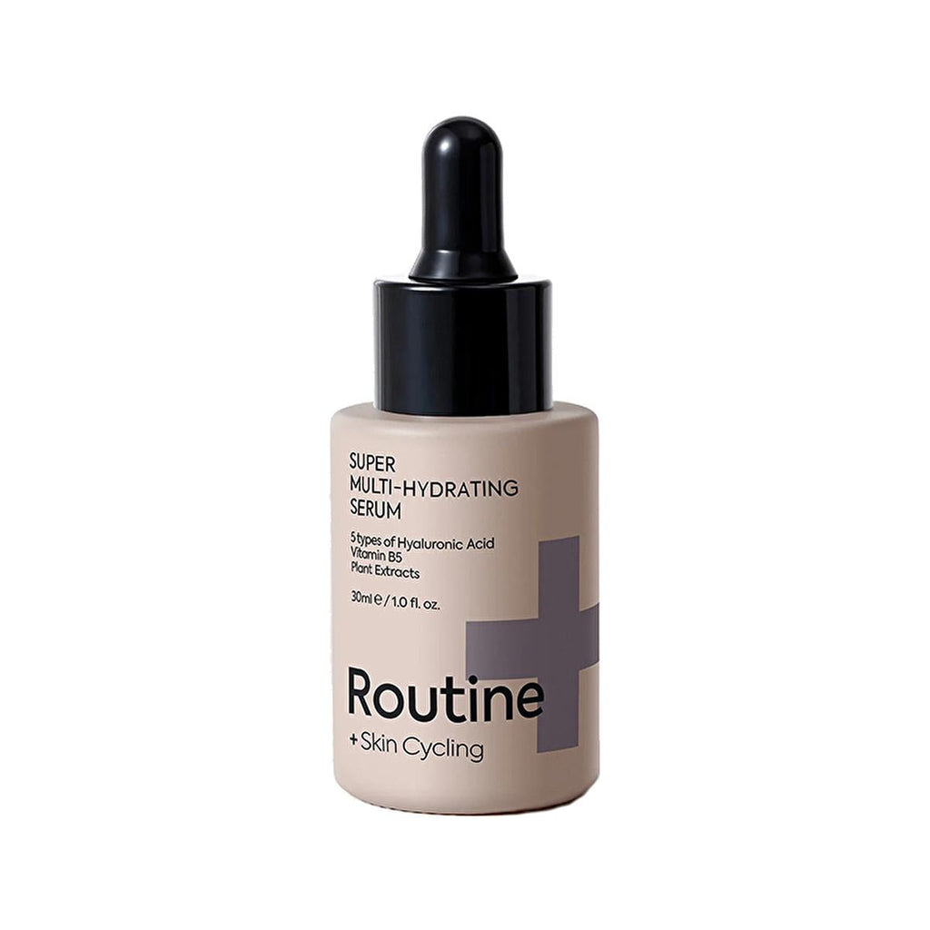 Routine+ Hyaluronic Acid Serum with Vitamin B5 - 24 Hour Deep Hydration, Vegan & Cruelty-Free Skincare