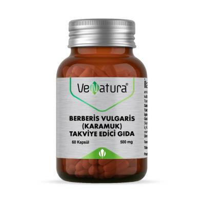 Venatura Berberis Vulgaris Capsules: Natural Karamuk Herbal Supplement | Potent Berberine Extract for Optimal Wellness, 60 Capsules
