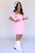 Pretty Little Patriot Pretty Little Patriot Humble Cupcake Pink Dress — main product shot