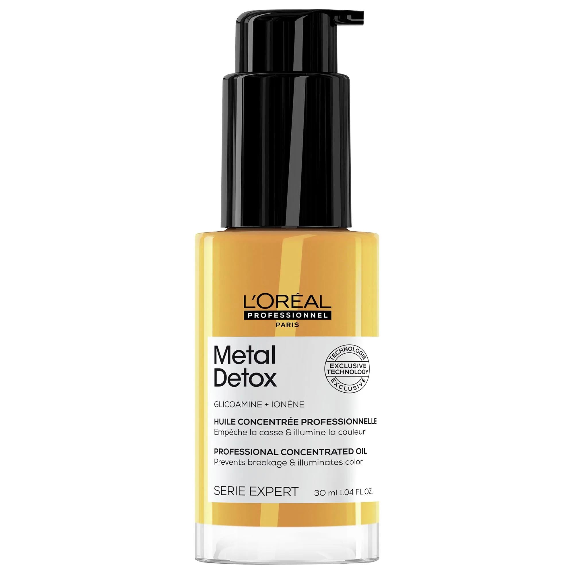Metal Detox: Anti-Breakage Hair Oil - Strengthens, Adds Shine, Reduces Frizz & Protects Color | Metal Detox Hair Oil
