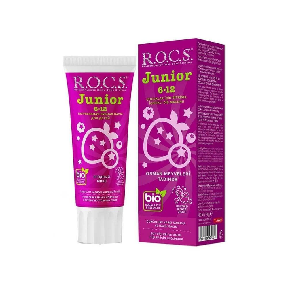 ROCS Junior 6-12 Toothpaste 60 ml / Forest Fruits