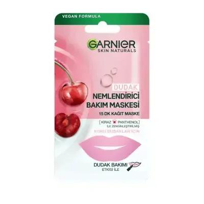 Garnier Cherry Lip Mask: Intense Moisture for Dry Lips | Hydrating, Smoothing & Hypoallergenic Lip Care Treatment