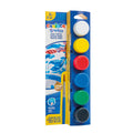 Carioca Tempera Paint Set - Washable Paints for Kids with Brush, 6 Colors, 5.07 fl oz