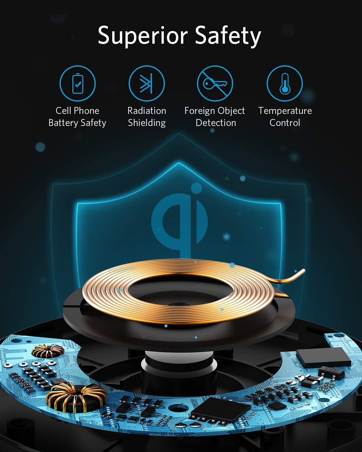 Anker <b>313</b> Wireless Charger (Pad), view 5