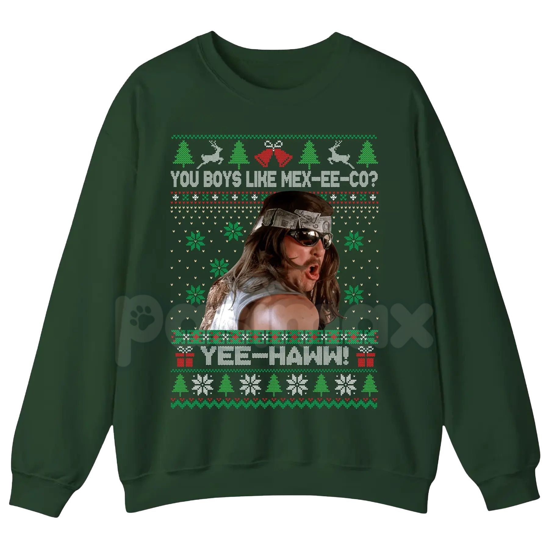 Pasimax You Boys Like Mexico? Super Troopers Ugly Sweatshirt | Steve Lemme Movie Quote Christmas Crewneck | Funny Cult Comedy
