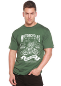 Spun Bamboo Motorcycles Men's Bamboo Viscose/Organic Cotton Short Sleeve Graphic T-Shirt — main product shot
