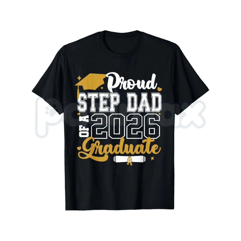 Class of 2026 Graduate "Proud Mom" T-Shirt – Senior 2025-2026 Graduation Design, Premium 100% Cotton Unisex Milestone Top, Soft Lived-In Heavyweight High School & College Fan Shirt, Made in USA
