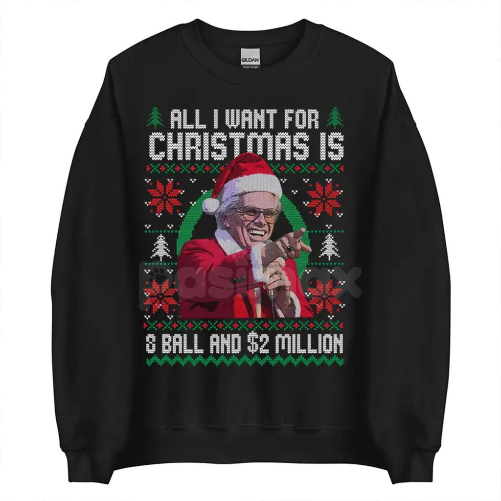 Pasimax Baby Billy Freeman 'Running in the Halls' Christmas Sweatshirt | Righteous Gemstones Musical Moments Jumper | Ironic 