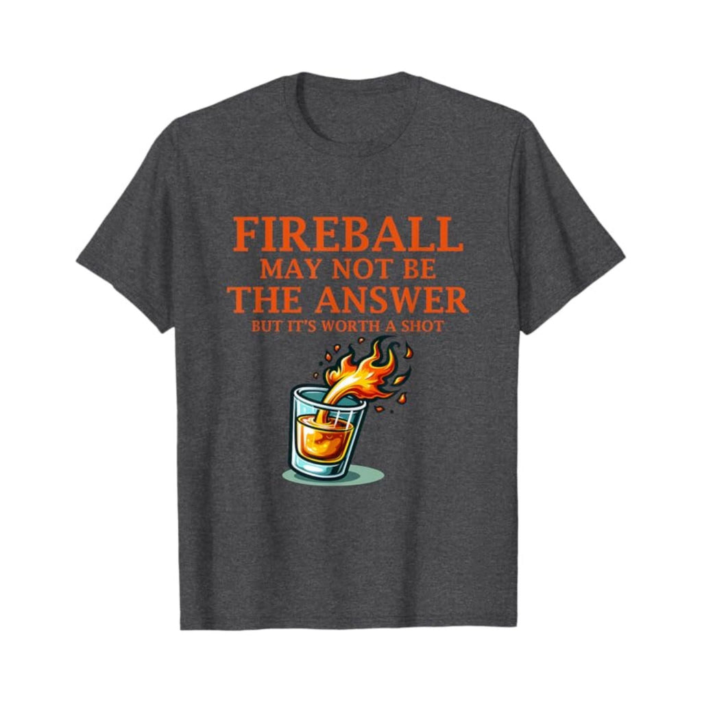 Pasimax Men's "Fireball & Whiskey" Graphic Tee — back view