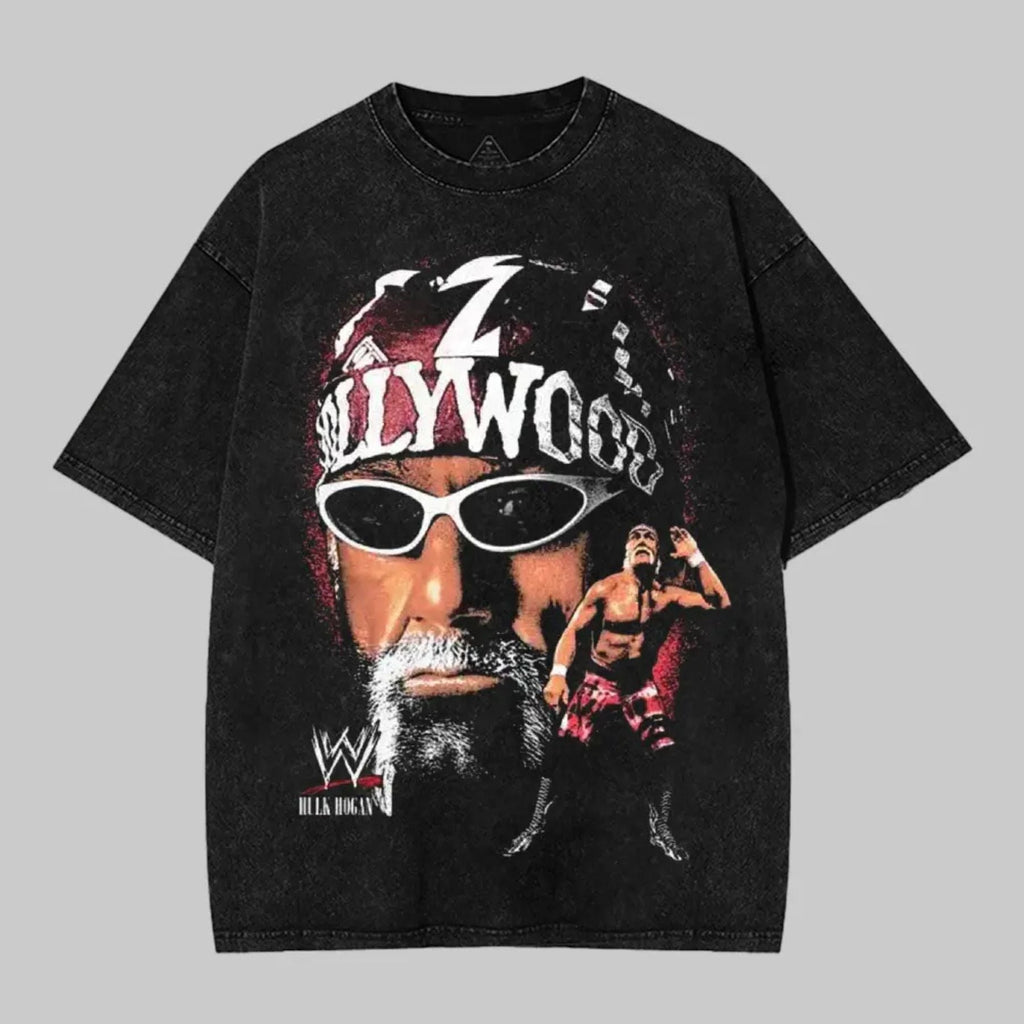 Pasimax Retro NWO Hulk Hogan T-Shirt — back view