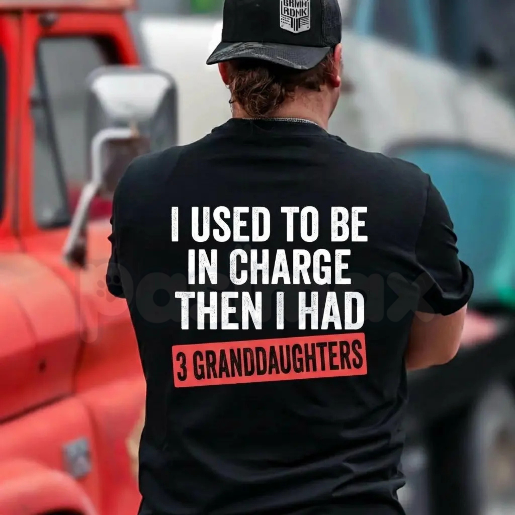"I Used To Be In Charge" Granddaughter T-Shirt – Funny Father's Day Gift Ideas Grandpa Graphic Tee
