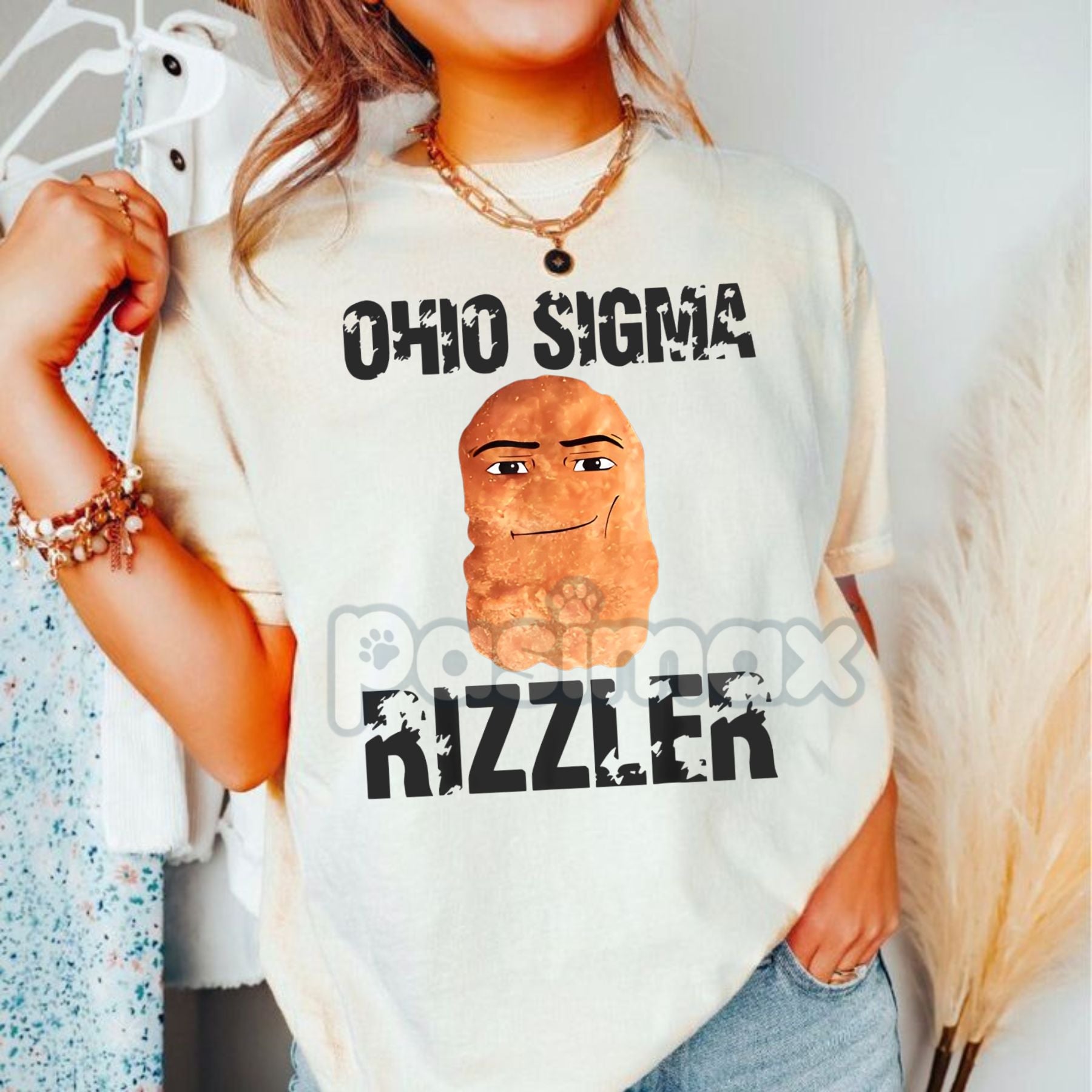 Pasimax "Ohio Sigma" Meme T-Shirt - Funny Internet Memes Tee, Viral Ohio State Humor, Unisex Sigma Grindset Apparel — back vi