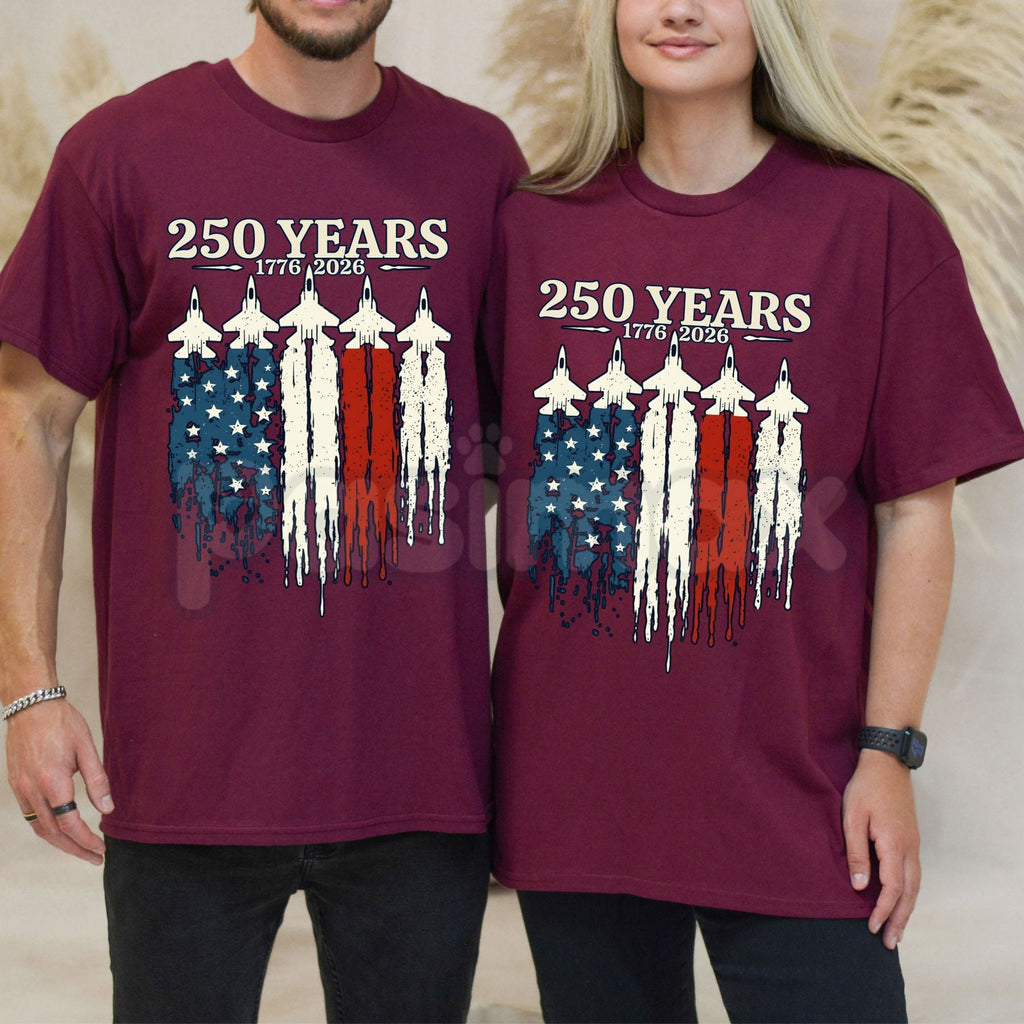 Vintage 1776-2026 USA 250th Anniversary T-Shirt – United States Semiquincentennial Flag Graphic Tee, Remastered Heavy Cotton Patriotic Top, Soft Lived-In Heritage Shirt, Made in USA