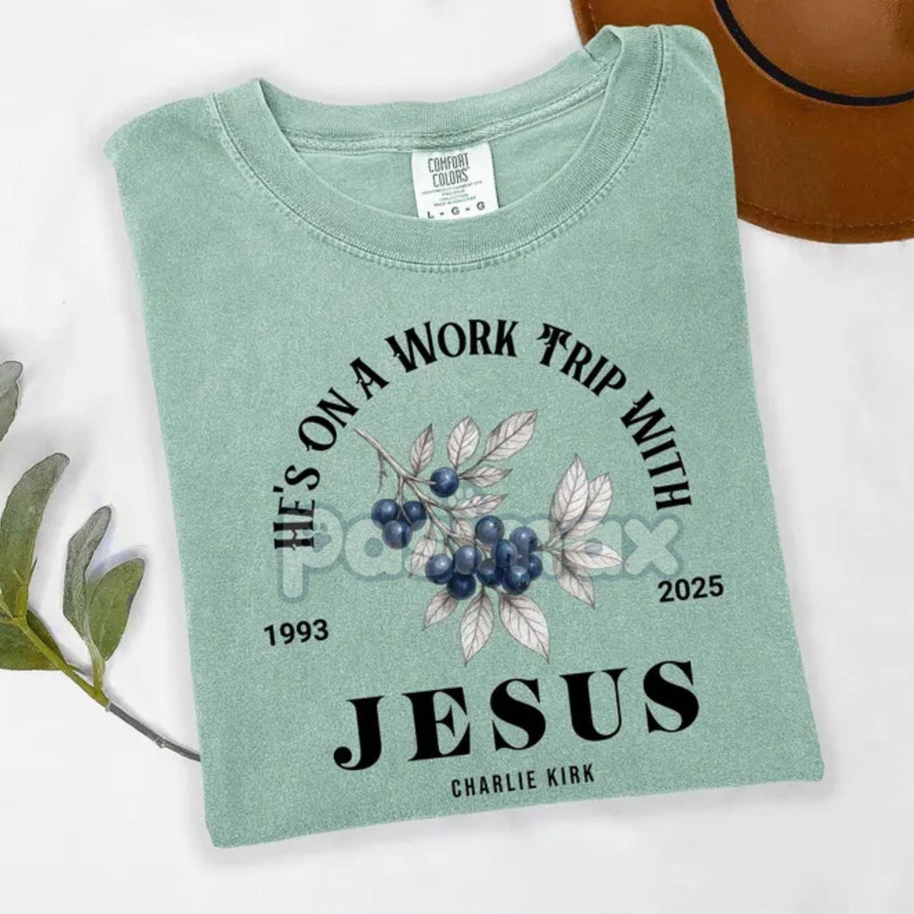 Pasimax Charlie & Erika Kirk Memorial Shirt — back view