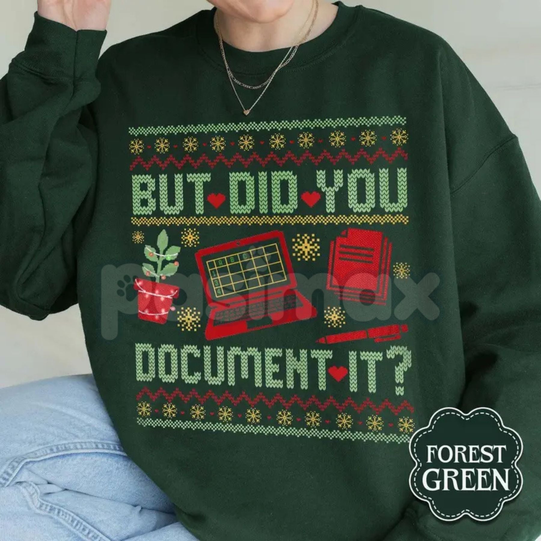 Pasimax "But Did You Document It?" Ugly Sweatshirt | Funny Professional Humor Jumper | Sarcastic Project Manager Xmas Crewnec