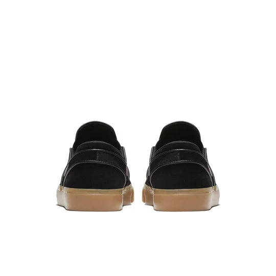 Nike Shoes SB Zoom Stefan Janoski Slip-On - Black/Gum Light Brown-Gunsmoke