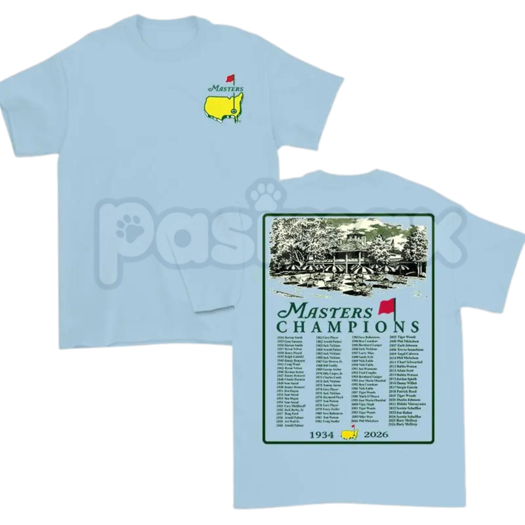 2026 Masters Tournament Augusta T-Shirt – 90th Masters Champions Graphic Tee, Premium 100% Cotton Golf Heritage Top, Soft Lived-In Heavyweight Augusta Commemorative Shirt, Made in USA