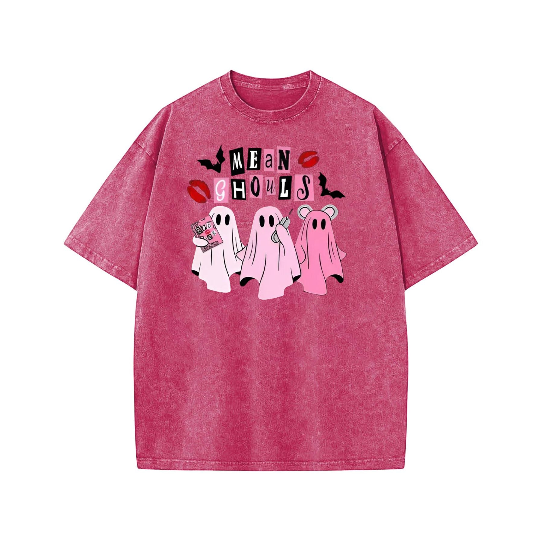 Pasimax Unisex "Mean Ghouls" Halloween T-Shirt — back view