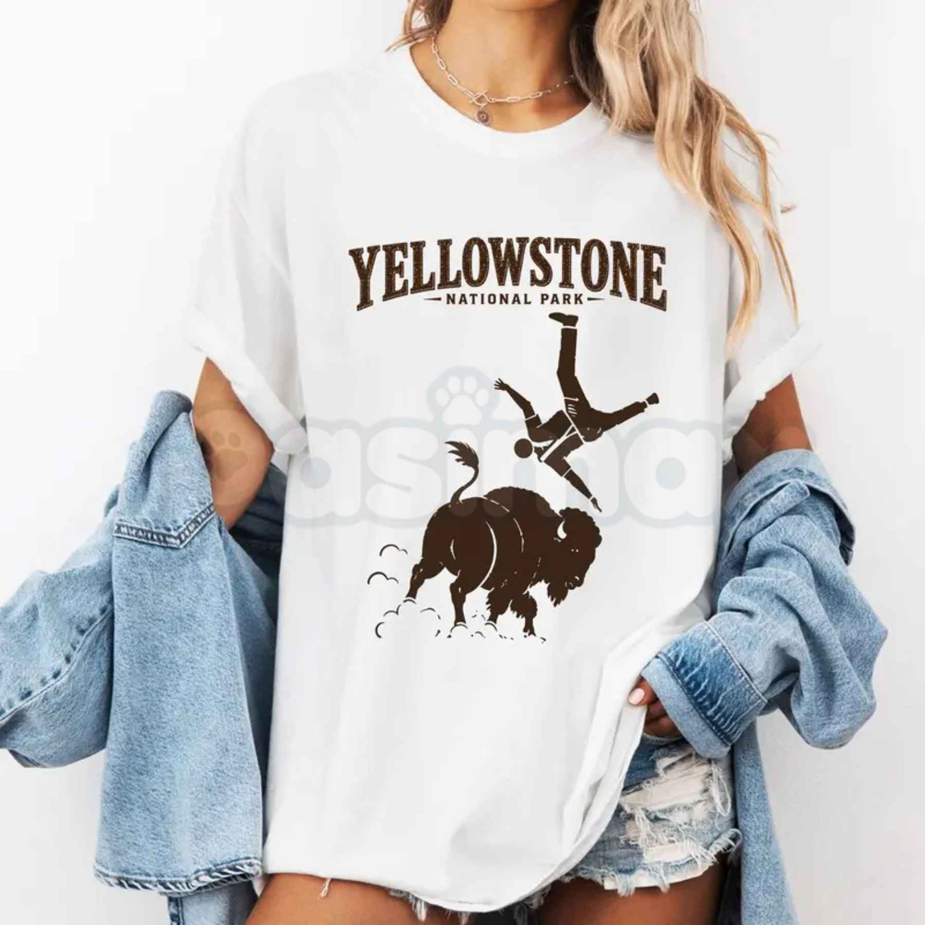 Yellowstone National Park Meme Shirt – Dont Pet The Fluffy Cow Graphic Tee, Funny Bison Warning Signs Unisex Cotton Outdoorsy Shirt