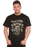 Spun Bamboo Burn Rubber Men's Bamboo Viscose/Organic Cotton Short Sleeve Graphic T-Shirt — main product shot