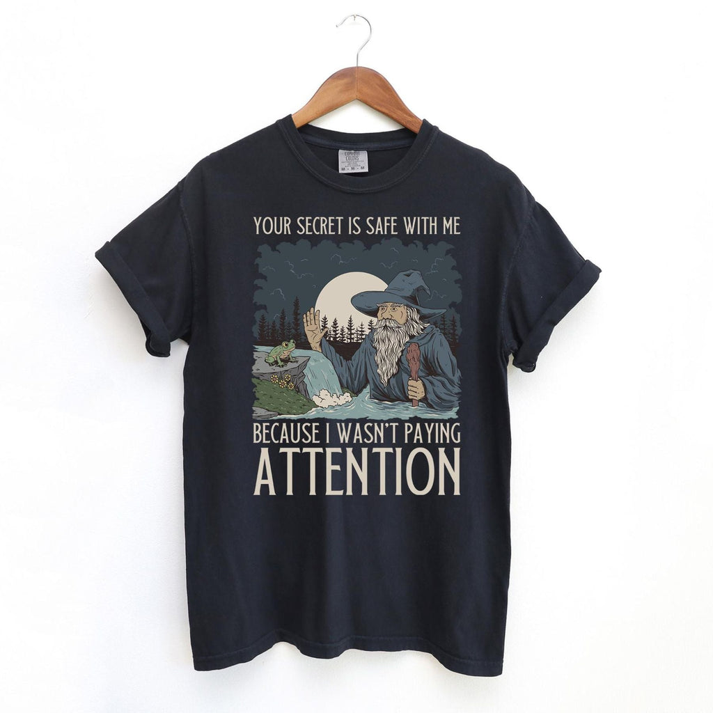 Pasimax Your Secret Is Safe With Me T-Shirt — back view