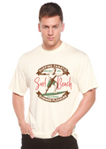 Spun Bamboo Surf Beach Men's Bamboo Viscose/Organic Cotton Short Sleeve Graphic T-Shirt — main product shot