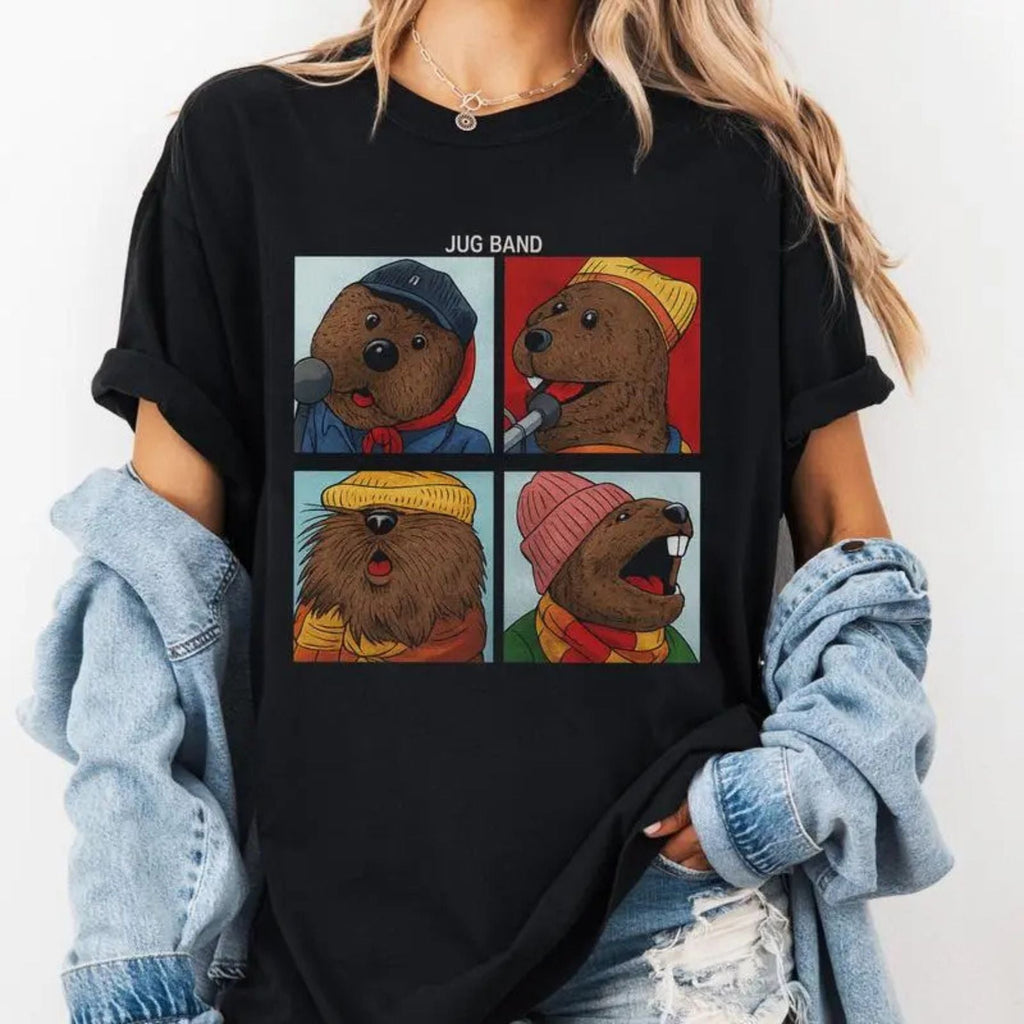 Pasimax Retro Jug Band T-Shirt — back view