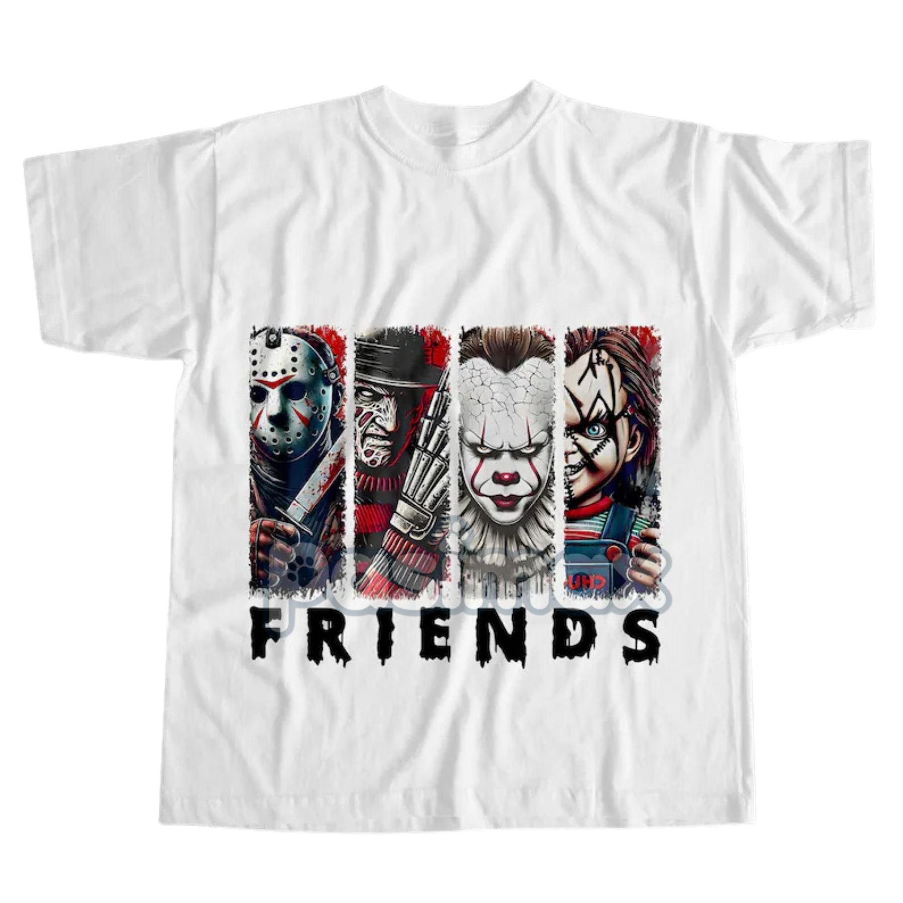 Pasimax Halloween Horror Anime T-Shirt — alternative angle