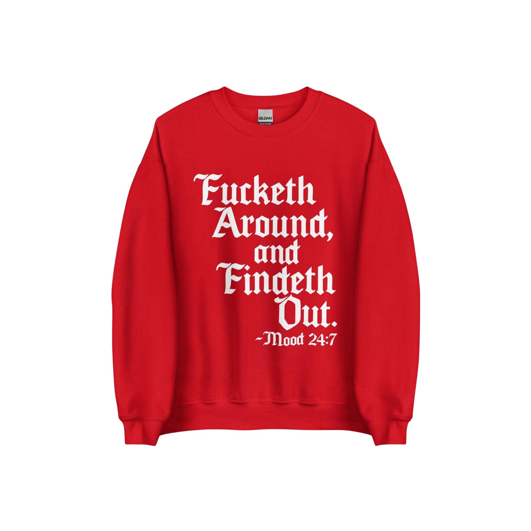 Pasimax Medieval Meme Crewneck Sweatshirt — back view