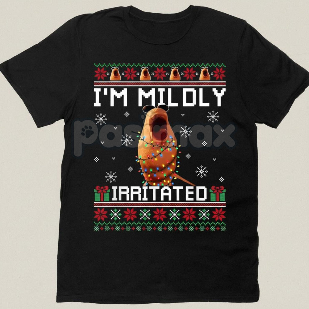 Pasimax Marcus The Worm Ugly Christmas Shirt - Funny Los Temerarios Thanksgiving Meme Tee, I Don't Like This Rock Xmas Gift, 