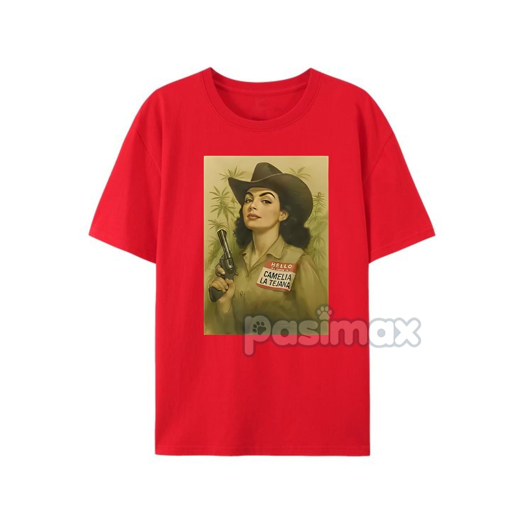 Pasimax Camelia la Tejana T-Shirt — back view