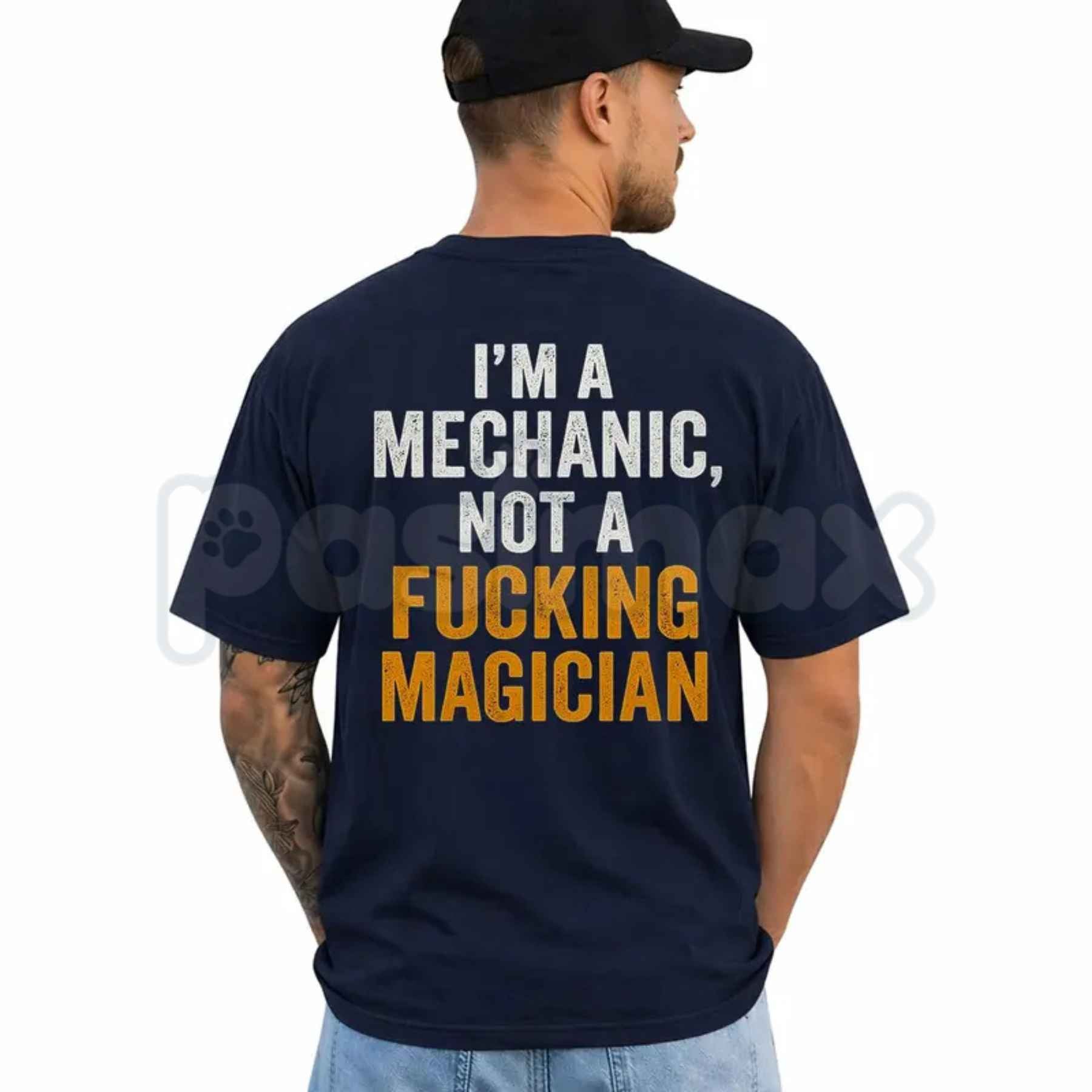I'm A Mechanic Not A Magician T-Shirt – Funny Auto Mechanic Tee, Humorous Garage Worker Unisex Repair Shop Graphic Shirt