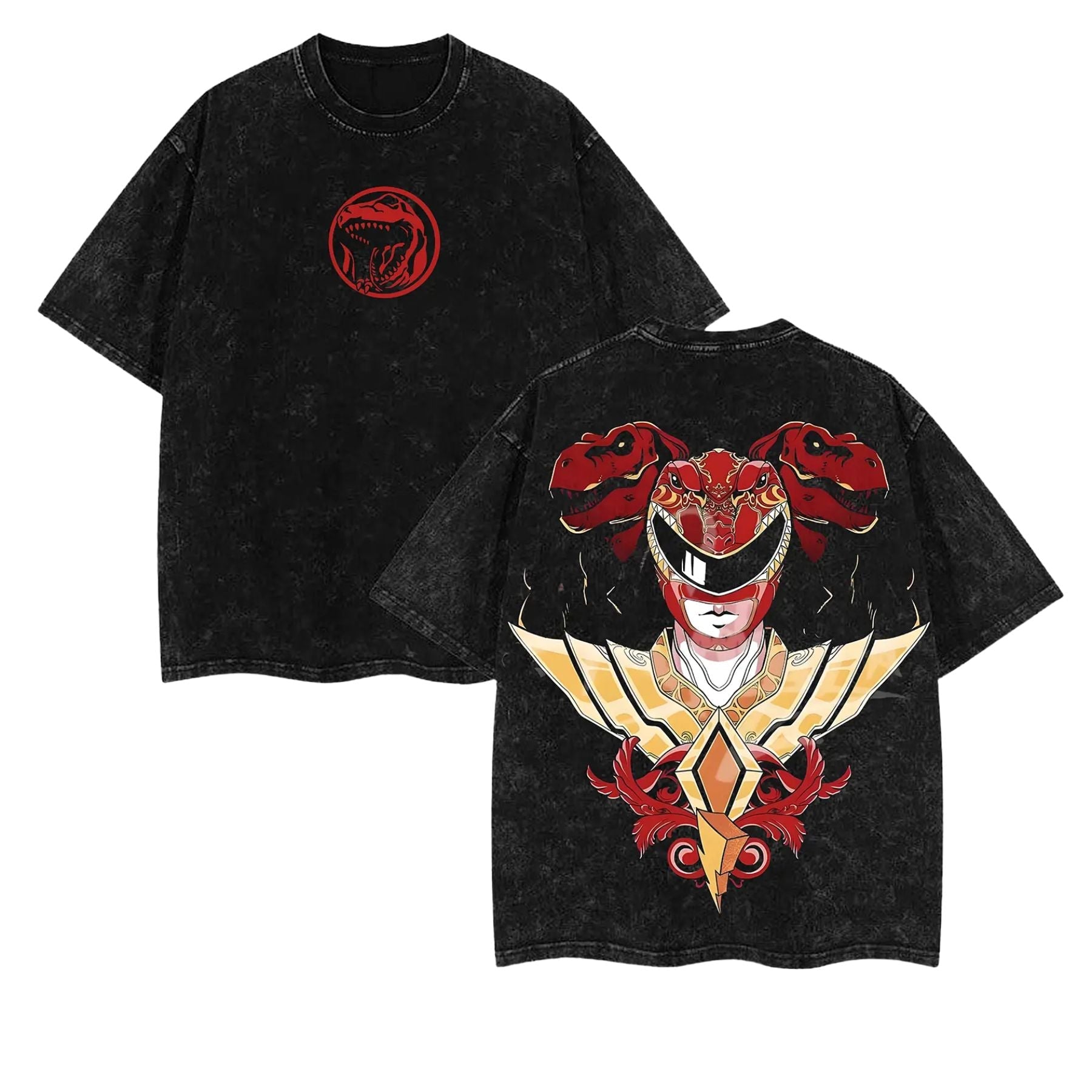 Pasimax Mighty Morphin Power Rangers T-Shirt — side view
