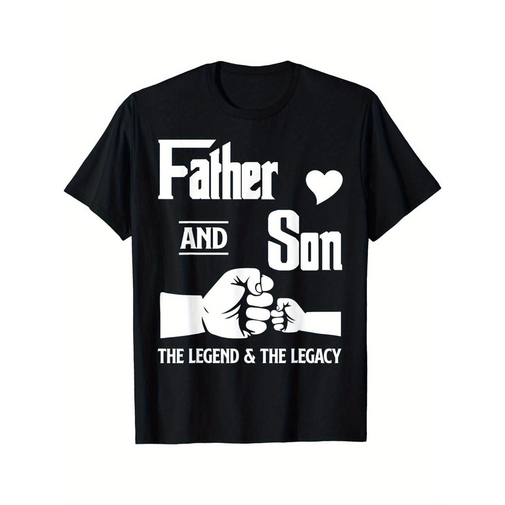 Pasimax Father and Son Matching T-Shirts — back view