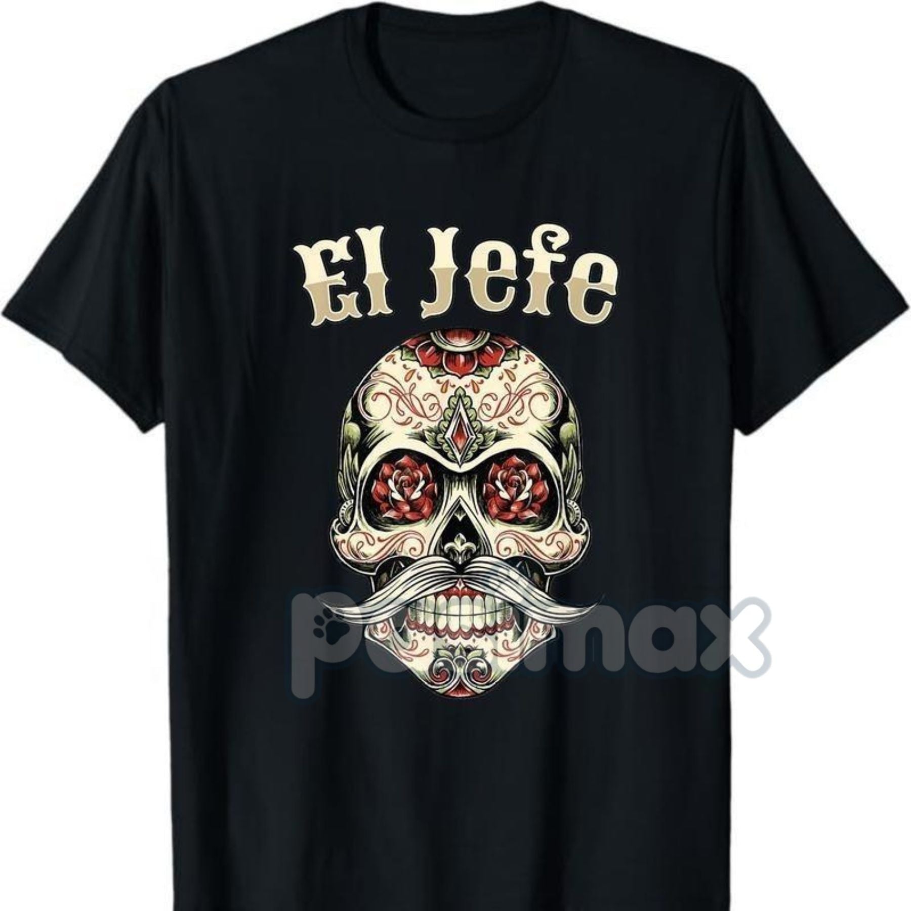 Pasimax Vintage Skeleton Tequila T-Shirt — back view