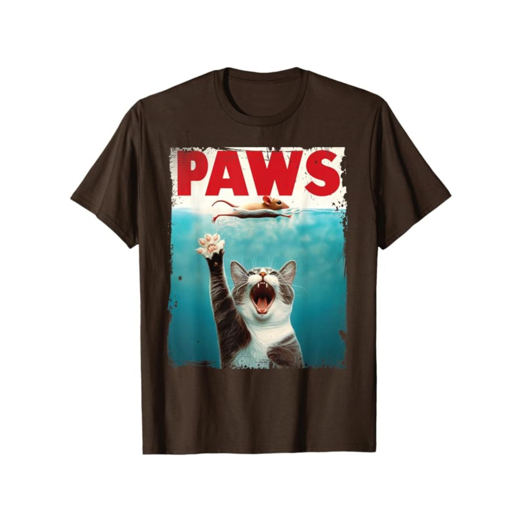 Pasimax "PAWS" Parody T-Shirt — back view