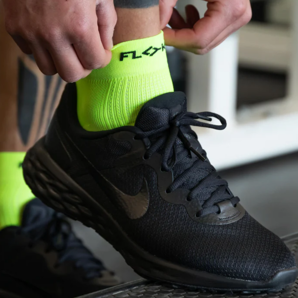 Floky US MULTISPORT Short Sock — flat-lay composition
